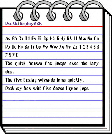 PerkleDisplaySSK Regular animated font preview PerkleDisplaySSK Regular animated font preview