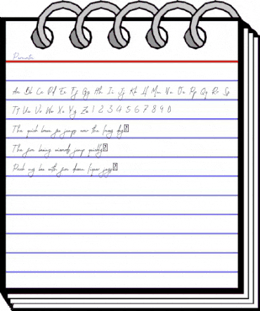 Permata Regular animated font preview