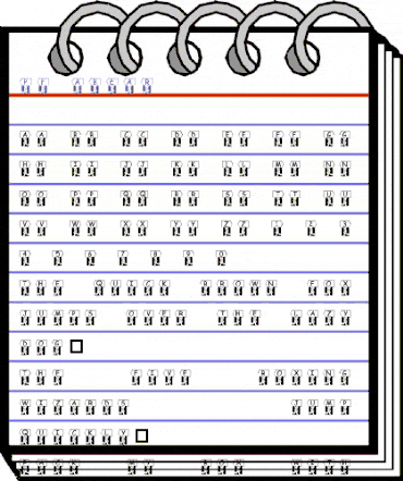 pf_abear Regular animated font preview