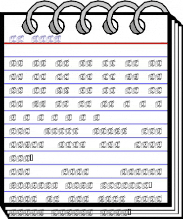 pf_bag5 Regular animated font preview