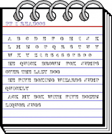 pf_i_read006 Regular animated font preview