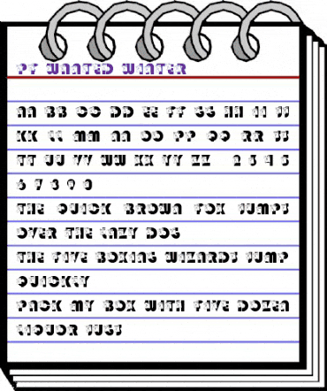 pf_wanted_winter Regular animated font preview