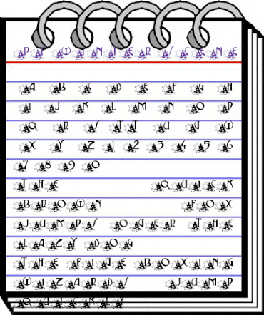 pf_winter_scene Regular animated font preview