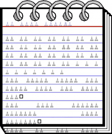 pf_xmas candle Regular animated font preview