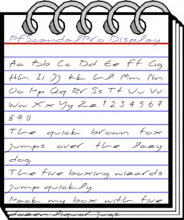 PF Scandal Pro Display Regular animated font preview PF Scandal Pro Display Regular animated font preview