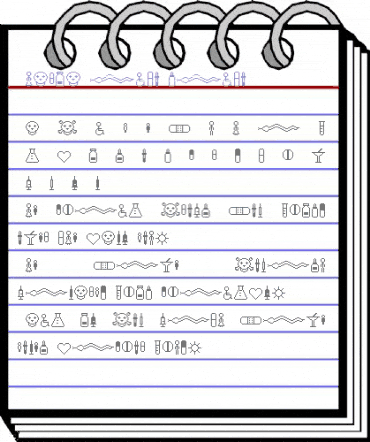 PharmaPicto picto animated font preview