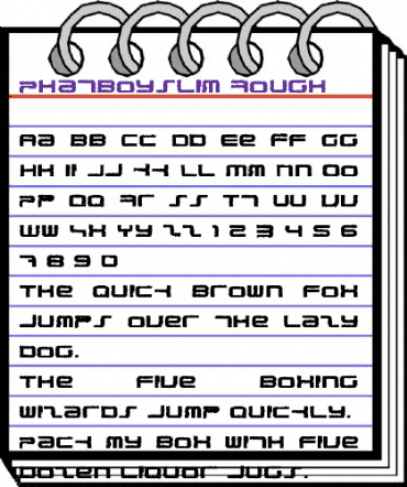 PhatBoy Slim Rough animated font preview PhatBoy Slim Rough animated font preview