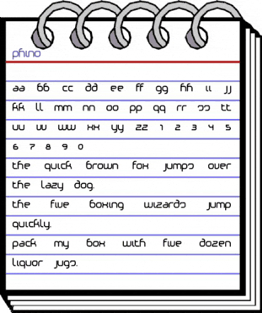 Phino Regular animated font preview