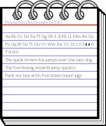 Pineapple Daydream DEMO Regular animated font preview Pineapple Daydream DEMO Regular animated font preview