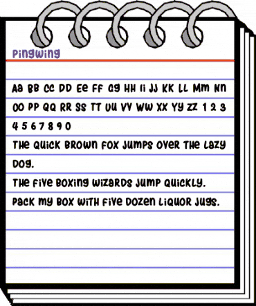 pingwing Medium animated font preview pingwing Medium animated font preview
