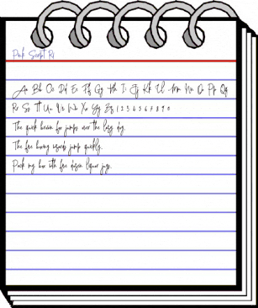 Pink Script Regular animated font preview Pink Script Regular animated font preview