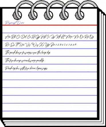 Pisonest Demo Regular animated font preview