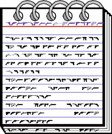 Pistolas Regular animated font preview Pistolas Regular animated font preview