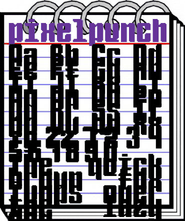 pixelpunch Regular animated font preview