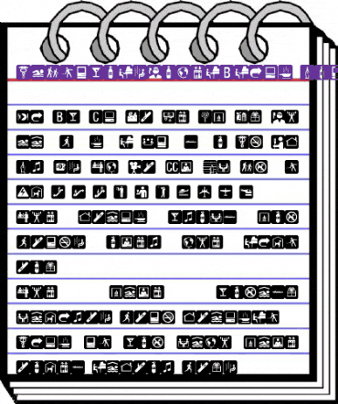 PIXymbolsHotelBlack-Roman Medium animated font preview PIXymbolsHotelBlack-Roman Medium animated font preview