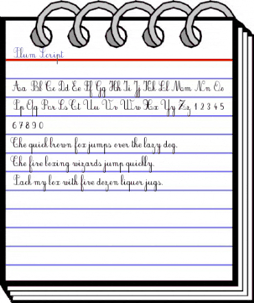 Plum Script Regular animated font preview Plum Script Regular animated font preview