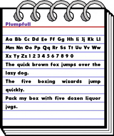 Plumpfull Black animated font preview Plumpfull Black animated font preview