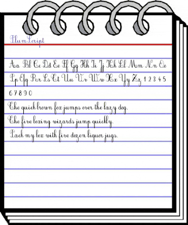 PlumScript Regular animated font preview PlumScript Regular animated font preview