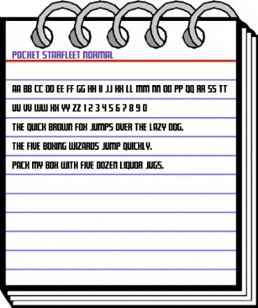 Starfleet Normal animated font preview Starfleet Normal animated font preview