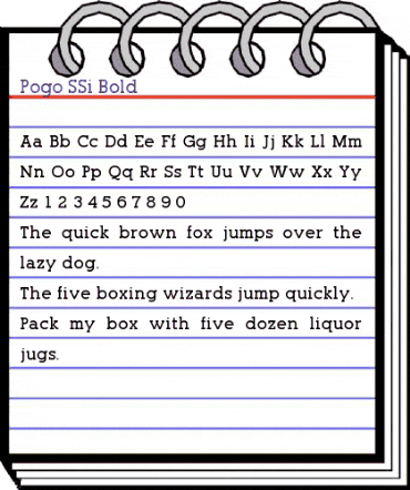 Pogo SSi Bold animated font preview