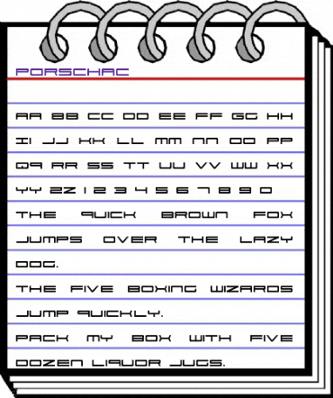 PorschaC Regular animated font preview PorschaC Regular animated font preview