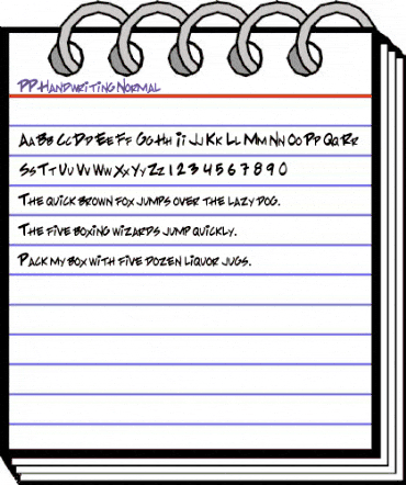 PP Handwriting Normal animated font preview