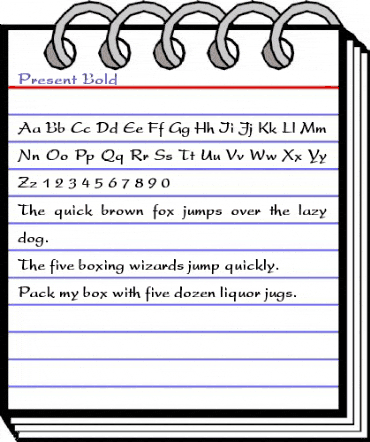 Present Bold Bold animated font preview Present Bold Bold animated font preview