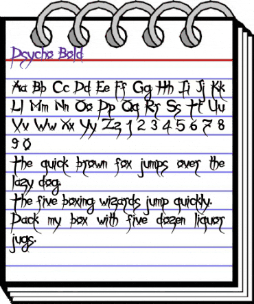 Psycho Bold animated font preview