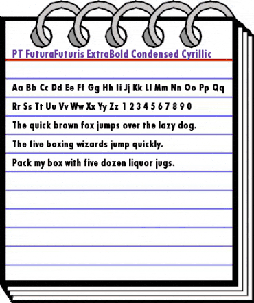 FuturaFuturisXCondC Regular animated font preview FuturaFuturisXCondC Regular animated font preview