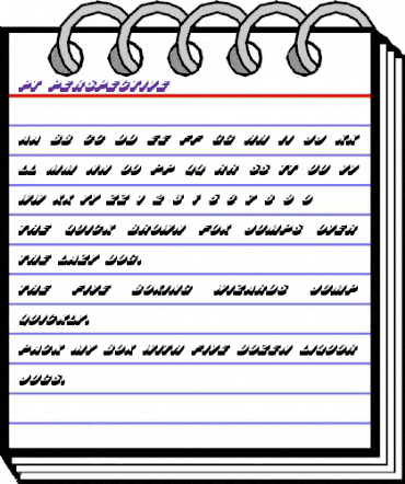 PT Perspective Normal animated font preview