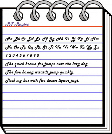 PT Ragtop Normal animated font preview