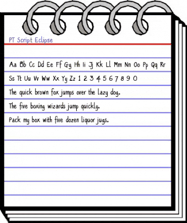 PT Script Eclipse Regular animated font preview PT Script Eclipse Regular animated font preview