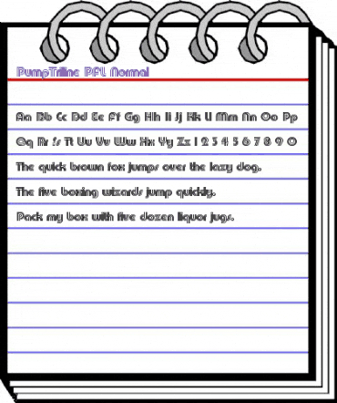 PumpTriline_PFL Normal animated font preview PumpTriline_PFL Normal animated font preview