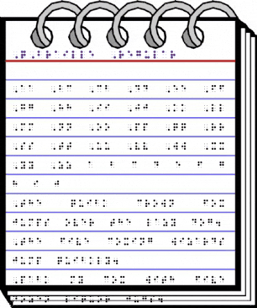 QBraille Regular animated font preview QBraille Regular animated font preview