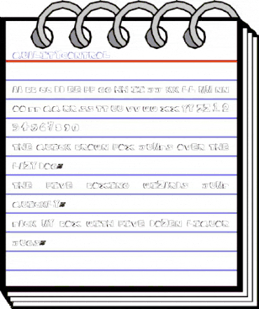 QualityControl Regular animated font preview QualityControl Regular animated font preview