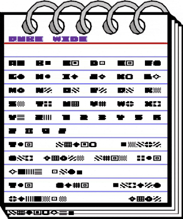 QUBE WIDE REGULAR animated font preview QUBE WIDE REGULAR animated font preview