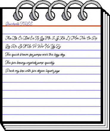 Quicksets FREE Regular animated font preview Quicksets FREE Regular animated font preview