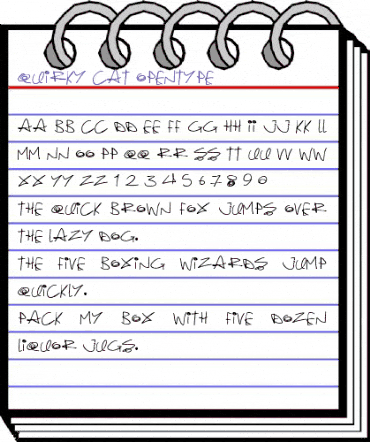Quirky Cat Regular animated font preview Quirky Cat Regular animated font preview