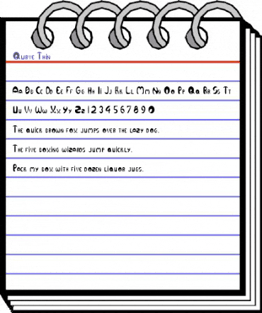 Qurve Thin Regular animated font preview Qurve Thin Regular animated font preview