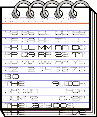 QZ Teletype Regular animated font preview QZ Teletype Regular animated font preview