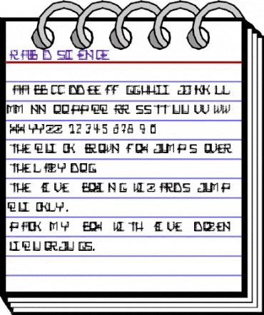 Rabid_Science Regular animated font preview