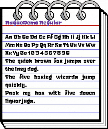 Rague Demo Regular animated font preview Rague Demo Regular animated font preview