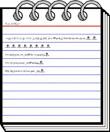 RAINFOREST Regular animated font preview