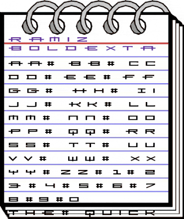 Ramiz-BoldExtA Regular animated font preview Ramiz-BoldExtA Regular animated font preview