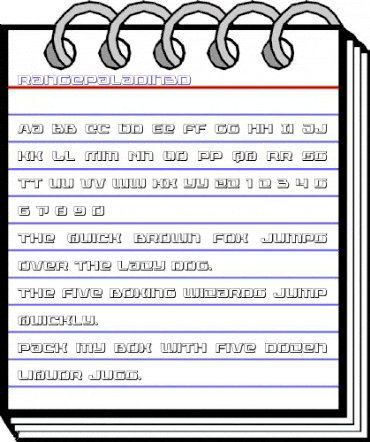 Range Paladin 3D Regular animated font preview