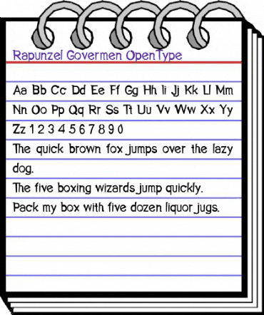 Rapunzel Govermen Regular animated font preview Rapunzel Govermen Regular animated font preview