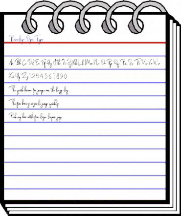 Rasendrya Regular animated font preview