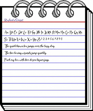 Rashida Script Reguler animated font preview Rashida Script Reguler animated font preview