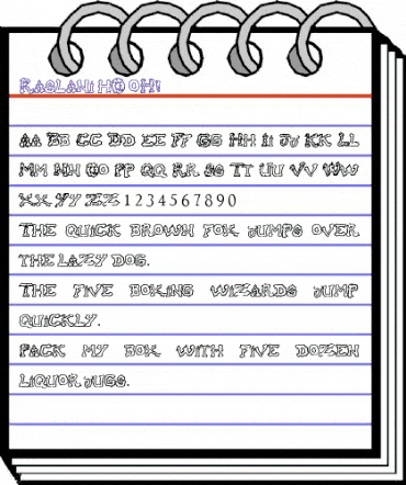 Raslani hO oH! Regular animated font preview Raslani hO oH! Regular animated font preview