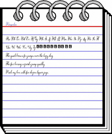 Rasputia Regular animated font preview Rasputia Regular animated font preview